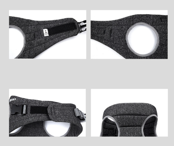 Expaw Dog Padded Harness and Lead - Grey - Image 3